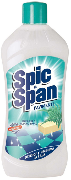Płyn do mycia podłóg Spic and Span Pavimenti mydło marsylskie 1000 ml (8008970035314) - obraz 1