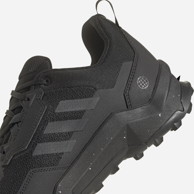 Чоловічі кросівки для туризму adidas Terrex AX4 HP7388 43.5 (UK 9) Чорні з білим (4066749929640) - зображення 8
