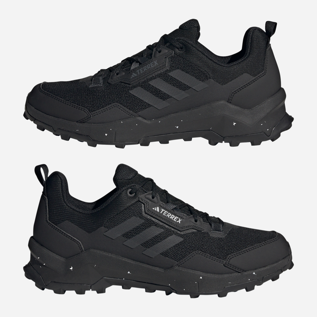 Чоловічі кросівки для туризму adidas Terrex AX4 HP7388 44.5 (UK 10) Чорні з білим (4066749929565) - зображення 6