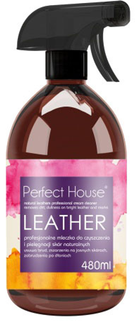Молочко для чищення шкіри Perfect House Leather професійне 480 мл (5902305000967) - зображення 1