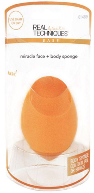 Gąbki do makijażu Real Techniques Miracle Face + Body Sponge (79625014891) - obraz 1