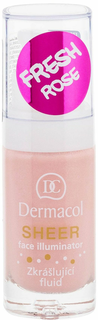 База під макіяж Dermacol Sheer Face Illuminator Fresh Rose 15 мл (85955646) - зображення 1