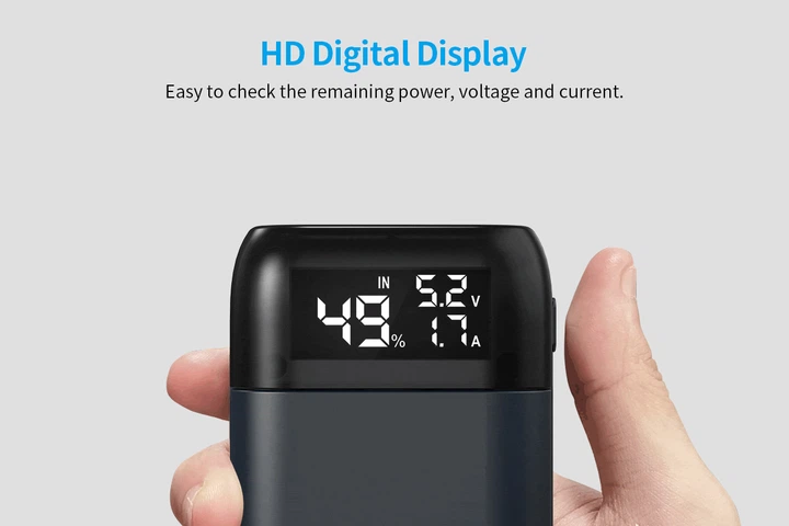 Power Bank Case Xtar PB2SL Black, 2x18650-21700, USB-C QC+PD, LCD, Box - Фото 14 Power Bank Case Xtar PB2SL Black, 2x18650-21700, USB-C QC+PD, LCD, Box - изображение 14