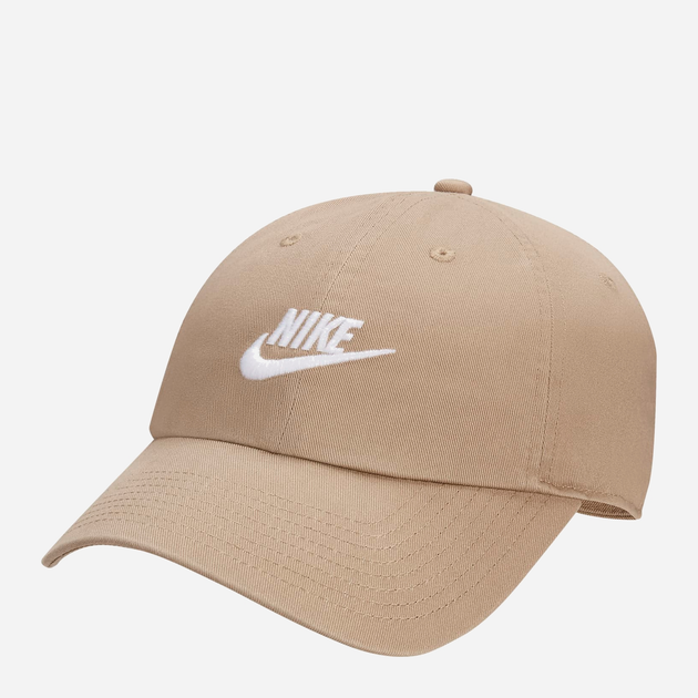 Кепка Nike CLUB CAP U CB FUT WSH L FB5368-247 S/M Хакі/Біла (0196606810959) - зображення 1