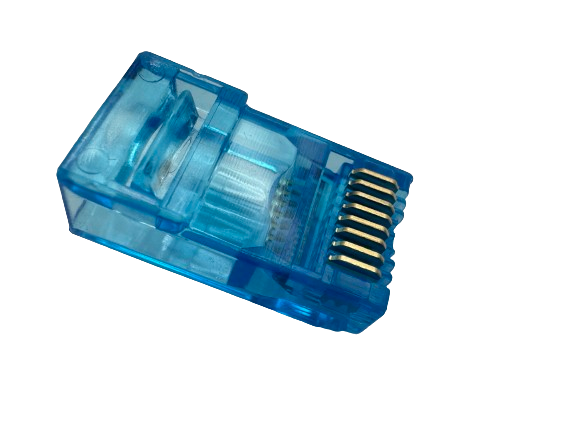 Конектор мережевий прохідний RJ45, 8p8c, UTP, cat.6 синій - изображение 5