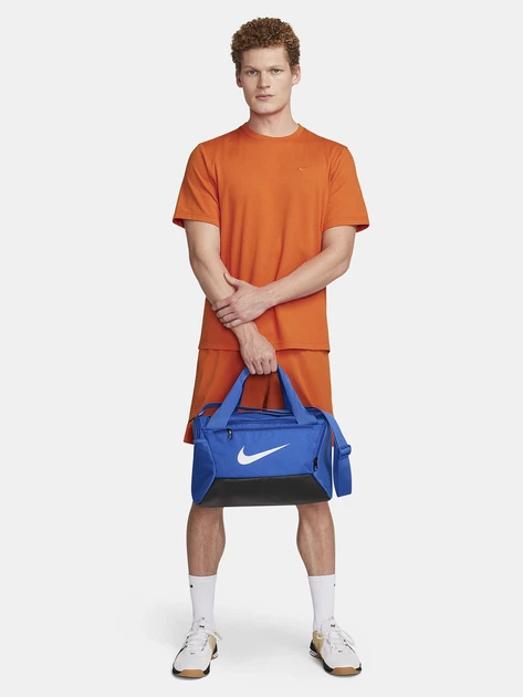 Torba sportowa Nike Nk Brsla Xs Duff - 9.5 (25L) DM3977-480 Niebieska (196968859405) - obraz 7