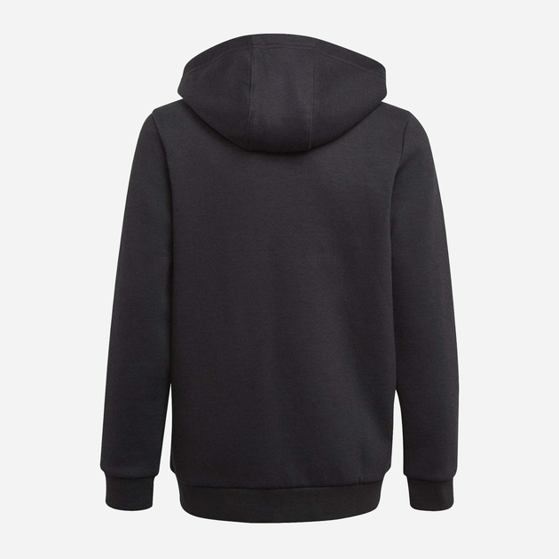 Młodzieżowa bluza rozpinana z kapturem dla chłopca Adidas B 3S Fz Hd GQ8900 152 cm Czarna (4064036088377) - obraz 2