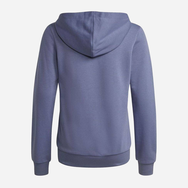 Młodzieżowa bluza rozpinana z kapturem dla chłopca Adidas G Lin Fz Hd GS4277 170 cm Niebieska (4064057800552) - obraz 2