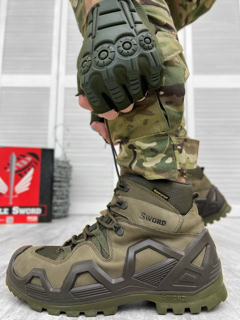 Тактические ботинки Tactical Boots Single Sword Olive 42 - изображение 1