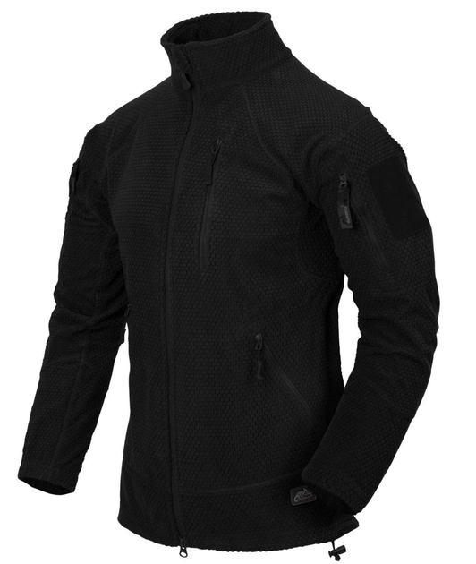 Кофта флисовая Helikon Alpha Tactical фліс Black S - изображение 1