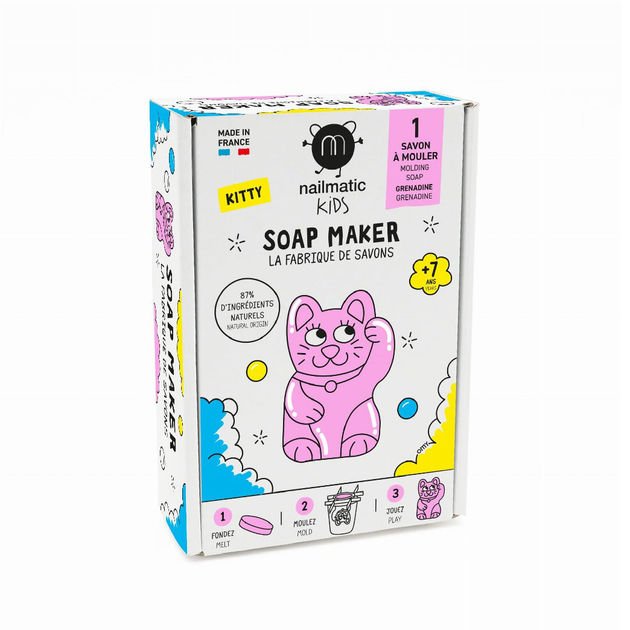Zestaw do tworzenia mydła Nailmatic Soap Maker Kitty (3760229899539) - obraz 1