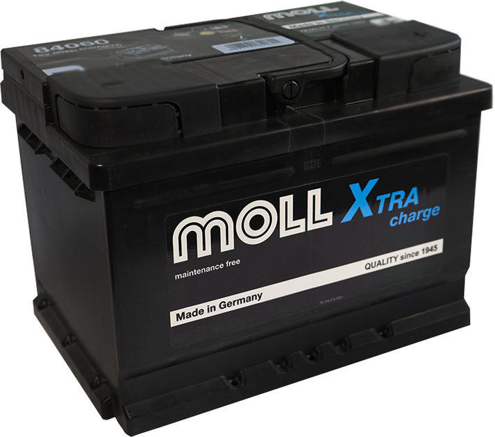 Автомобильный аккумулятор MOLL X-Tra Charge 12 В 60 А/час 600 A (4027701840601) - изображение 2