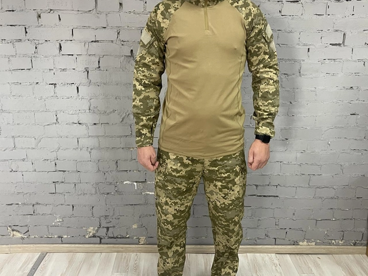 Костюм тактический UNIFORM военная форма убакс + штаны размер L Пиксель (PLT-058) - изображение 1