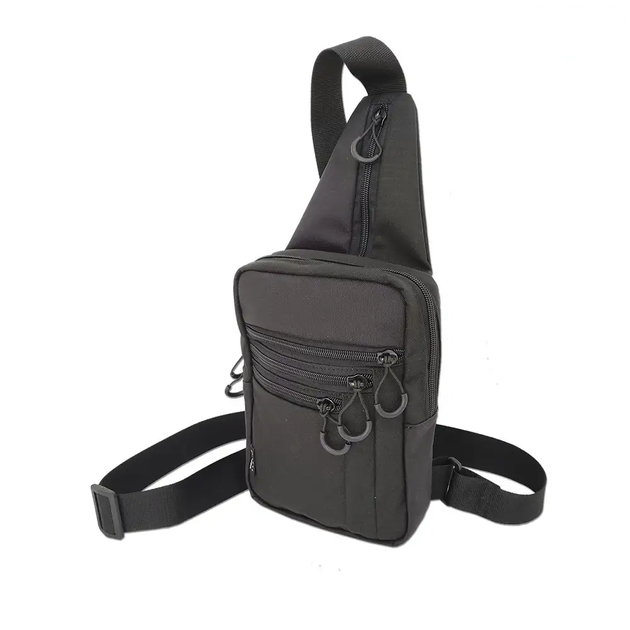 Сумка кобура Acropolis плечова сумка наплечна для прихованого носіння пістолета Чорна СПП-2 - зображення 1