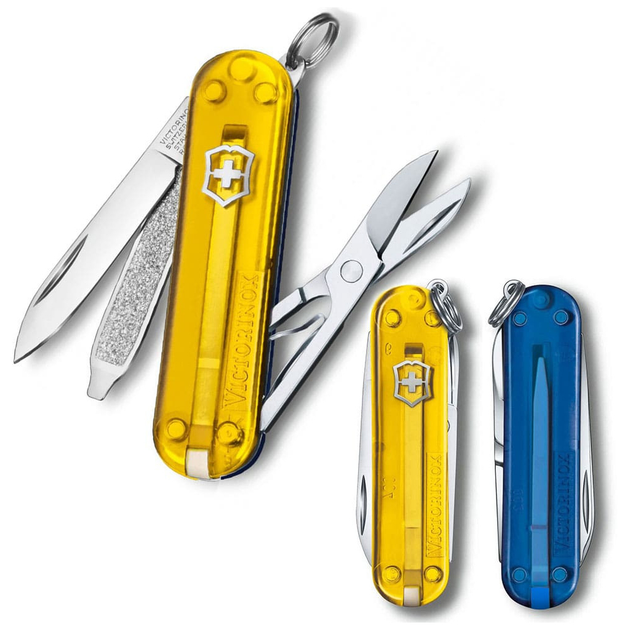 Ніж Victorinox Classic SD Ukraine Жовто-синій (0.6223.T81G.T2) - зображення 1