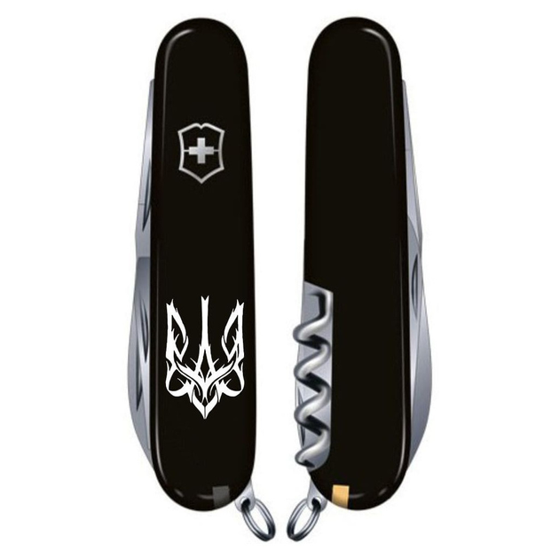 Нож Victorinox Climber Ukraine Тризуб готичний (1.3703.3_T0630u) - изображение 2