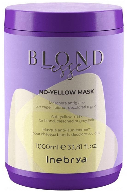Маска для волос Inebrya Blondesse No-Yellow Mask для осветленных и ...