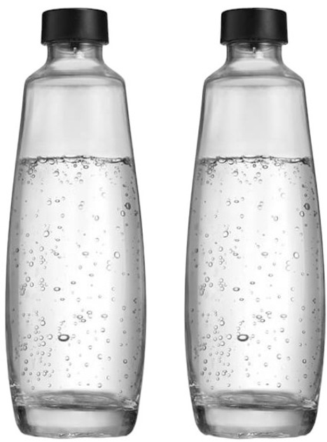 Пляшка для газування Sodastream Скляний графин 2 шт (8719128118369) - зображення 1