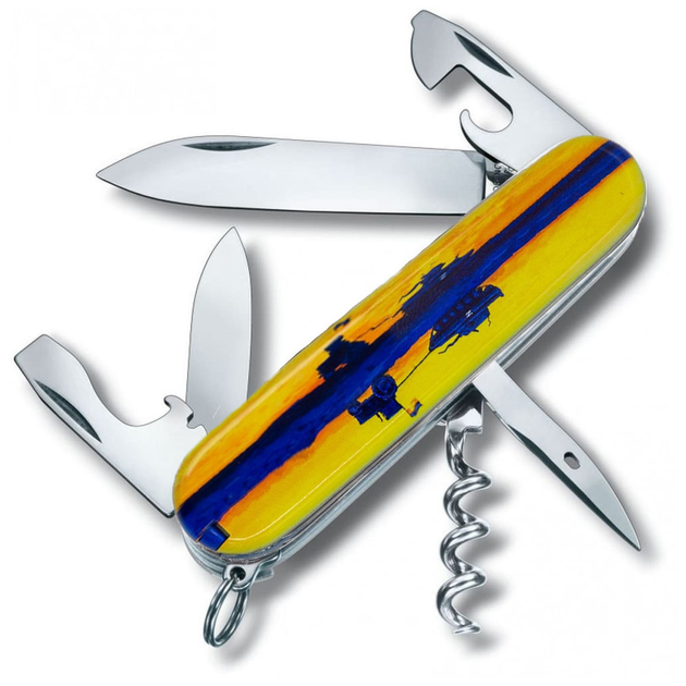 Ніж Victorinox Spartan Ukraine 91 мм Марка з трактором (1.3603.3_T3110p) - зображення 2