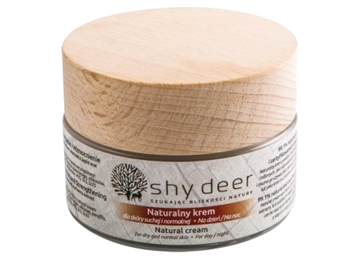Крем Shy Deer Natural Cream натуральний для сухої та нормальної шкіри 50 мл (5900168929012) - зображення 1