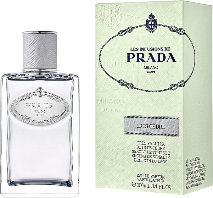 Woda perfumowana unisex Prada Infusion Iris Cedre 100 ml (8435137743223) - obraz 1