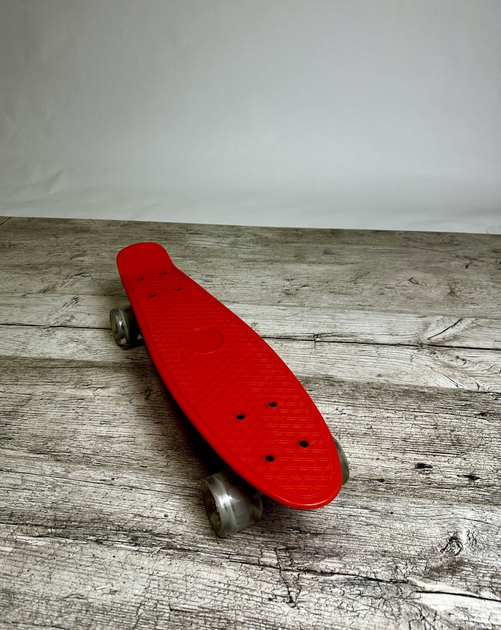 Скейт Пенни Борд со светящимися колёсами. Penny Board Maraton с декой ...