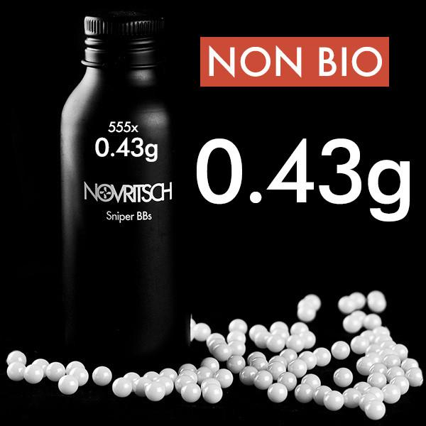 Кулі Novritsch 0.43g x 555 pcs NonBio Sniper BBs - зображення 1