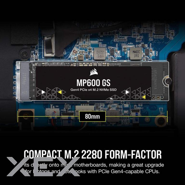 SSD CORSAIR MP600 GS 2TB M.2 NVMe (CSSD-F2000GBMP600GS) – фото, отзывы ...