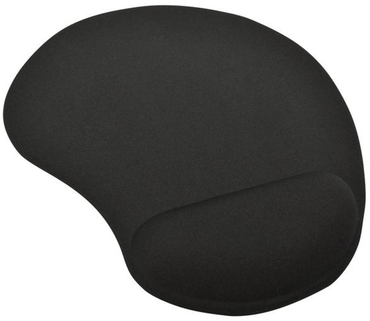 Коврик для мыши с подушкой под запястье Ednet GEL Mouse Pad Black - изображение 1