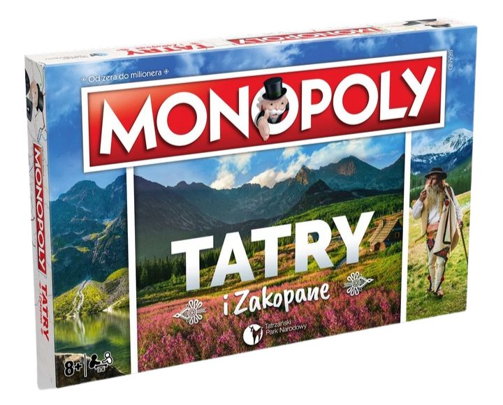 Настільна гра Winning Moves Monopoly: Закопане і Татри (5036905036184) - зображення 1