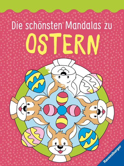 Kolorowanki z mandalami na Wielkanoc Ravensburger Buch Die schönsten Mandalas zu Ostern 80 szt (9783473417148) - obraz 1