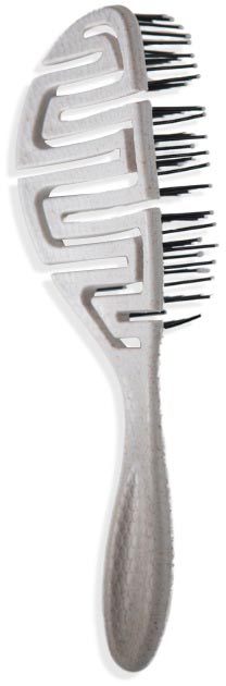 Щітка Mohani Biodegradable Hair Brush для легкого розчісування волосся біорозкладна (5902802721587) - зображення 1