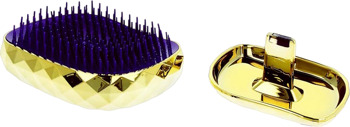 Щітка для волосся Twish Spiky Hair Brush 4 diamond gold (4526789012547) - зображення 1
