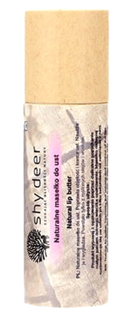 Masełko do ust Shy Deer Natural Lip Butter naturalne Bezbarwne 12 ml (5900168929142) - obraz 1