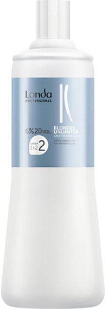 Окислювач для волосся Londa Professional Blondes Unlimited Creative Developer 6% Vol.20 1000 мл (8005610346908) - зображення 1