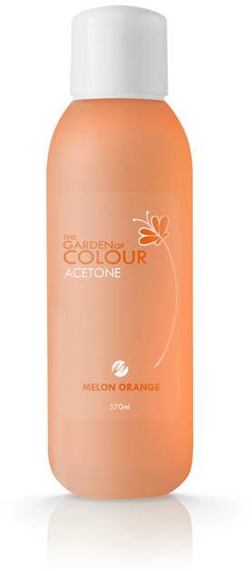 Acetone Silcare The Garden of Colour do usuwania żelowych lakierów hybrydowych Melon Orange 570 ml (5906720561249) - obraz 1