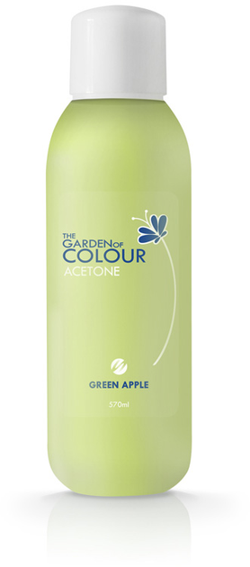 Ацетон Silcare The Garden of Color для зняття гібридних гель-лаків Green Apple 570 мл (5906720561256) - зображення 1