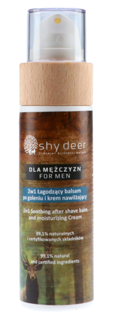 Balsam po goleniu i krem nawilżający Shy Deer For Men 2 w 1 łagodzący 100 ml (5900168929401) - obraz 1