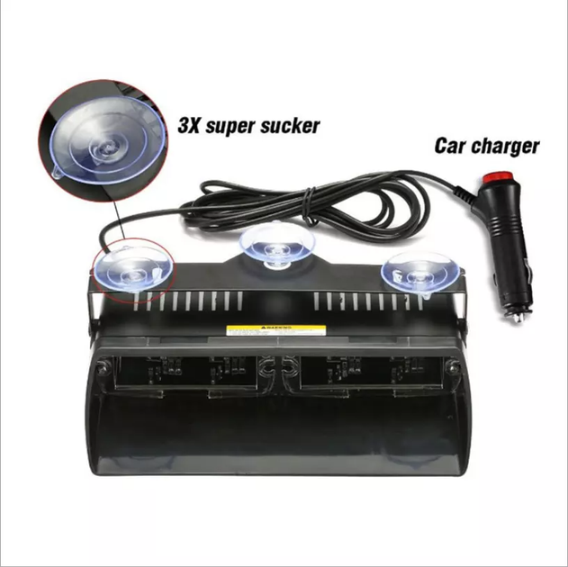 Стробоскоп S-LINE Turbo Led X16RB красно-синий - изображение 2