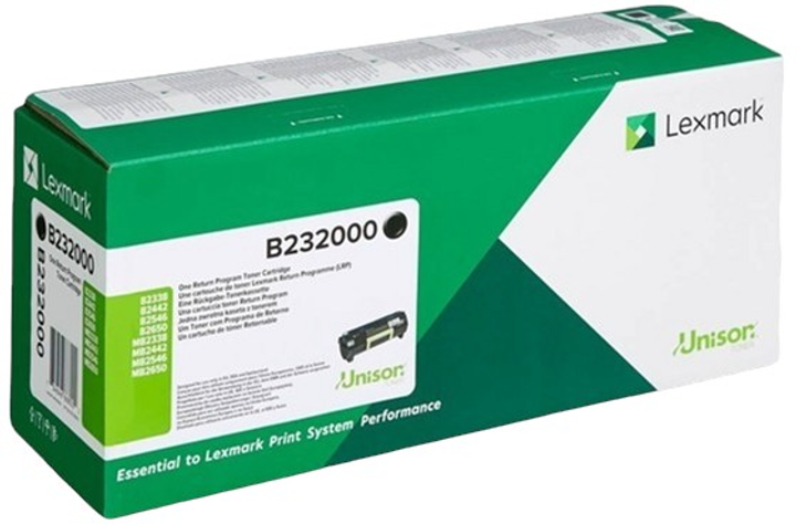 Toner Lexmark do B2338/MB2650 Black (734646668002) - obraz 1