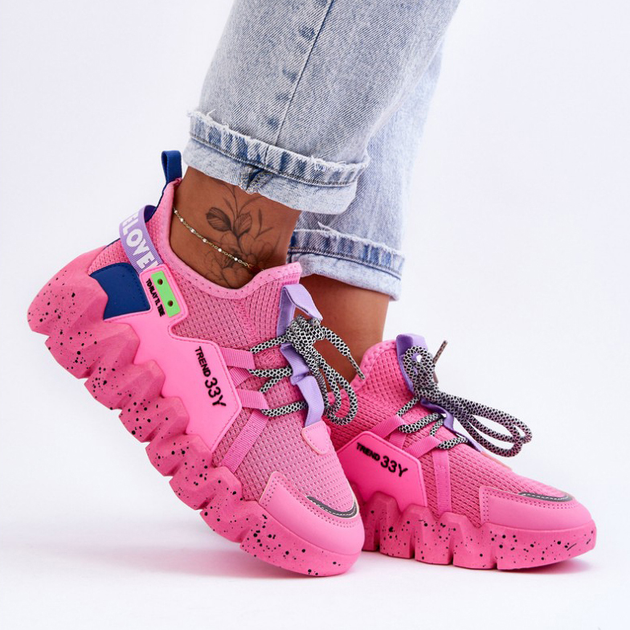 Sneakersy damskie Evolution 40 Różowe (5905677436792) - obraz 5