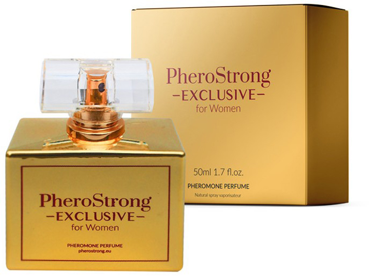Perfumy damskie z feromonami PheroStrong Exclusive For Women Pheromone Perfume 50 ml (5905669259354) - obraz 1