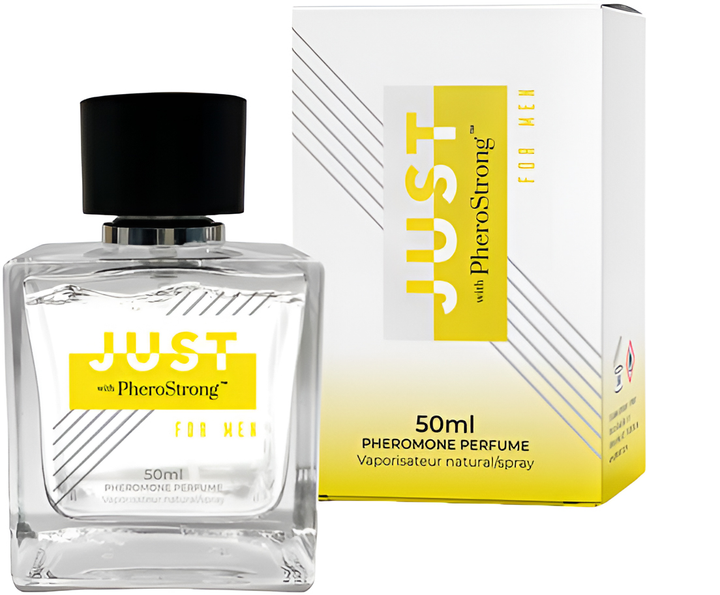 Perfumy męskie z feromonami PheroStrong Just For Men Pheromone Perfume 50 ml (5905669259972) - obraz 1