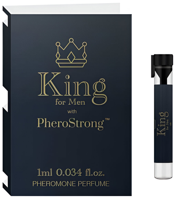 Perfumy męskie z feromonami PheroStrong King For Men Pheromone Perfume 1 ml (5905669259224) - obraz 1