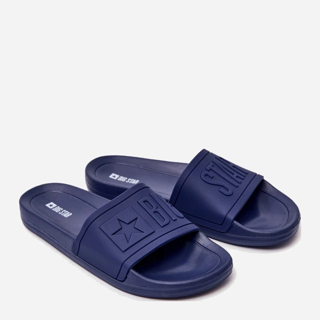 Чоловічі шльопанці для пляжу Big Star DD174688 46 Синє (5900714075958) - зображення 4