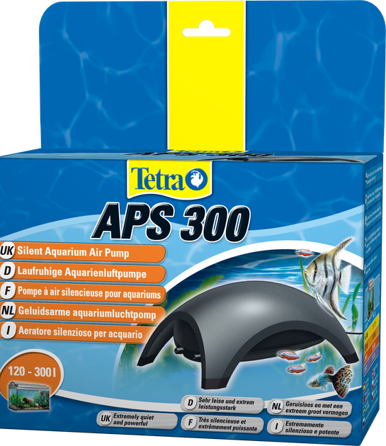 Компресор Tetra Tetratec APS 300 для акваріума чорний - зображення 3