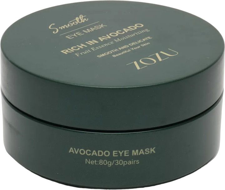 Гидрогелевые патчи для глаз Zozu Rich In Avocado Eye Mask с Экстрактом авокадо и Касторовым маслом 60 шт (6973098891871/6973098891185) - изображение 5