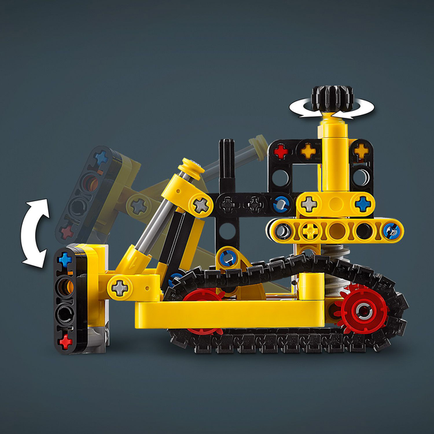 Конструктор LEGO Technic Надпотужний бульдозер 195 деталей (42163) - зображення 7