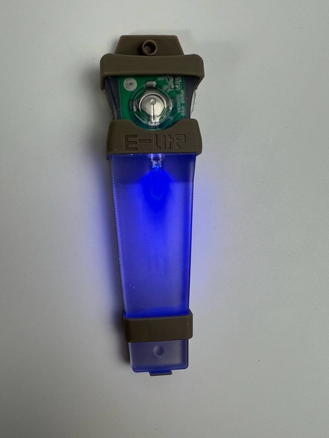 Маркер-маячок на шолом, Колір світла: Синій - зображення 1