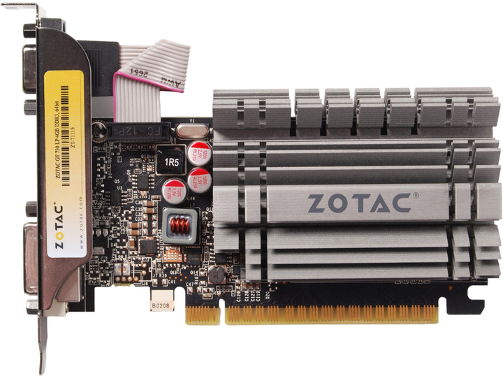 Видеокарта Zotac PCI-Ex GeForce GT730 Zone Edition 4GB DDR3 (64bit ...